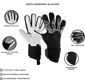 Nouvelles Gants de Gardien de But Unisexe en Microfibre pour Football en Plein Air, Haute Qualité, Légers, Doigts Entiers, Imperméables - Product Image 2