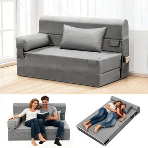 Tendencia Para 2026 on Alibabaa And Amazonn KD Packing Furniture <b>Sleeper</b> Sofa <b>Couch</b> Tool-free Assembly for Sitting Room - Product Image 2