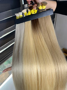 Extensiones de Cabello Humano Vietnamita Virgen de Alta Calidad, 100g, 28 Pulgadas, Colores Claros, Liso Natural, Precio al por Mayor - Product Image 1