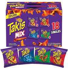 Exotic Snacks Corn Chips Takis Fuego
