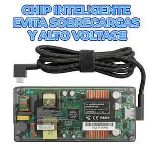 Adattatore di Alimentazione da Scrivania Compatibile con Razer Blade 15, 230W (19.5V 11.8A), Materiale PC, Potenza 65W, Corrente di Uscita 5A, Tensione di Uscita 24V - Product Image 2