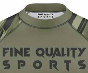 OEM Custom Front Logo Men's Compression Rash Guard Spandex/Polyester <b>UV</b> Protection Quick Dry Breathable MMA BJJ - Product Image 4