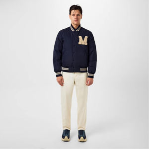 Chaqueta Deportiva de Baloncesto para Hombre, Diseño Personalizado con Apliques y Parches, Tela de Lona Moderna, Transpirable para Invierno - Product Image 4