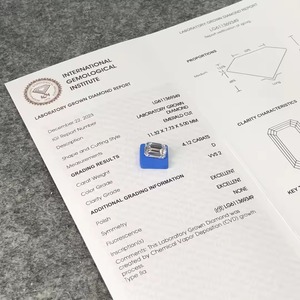 เพชร D'VINS JEWELS เกรด IGI/ ทรงกลมเจียระไนแบบบริลเลียนท์ เพชรเม็ดเดี่ยว เจียระไนอย่างดี ระดับ HPHT น้ำหนัก 1.0 กะรัต สี D E F ความสะอาด VVS VS เพชรที่เพาะเลี้ยงในห้องปฏิบัติการ - Product Image 3