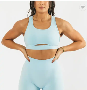 Pantalones cortos de entrenamiento de compresión de cintura alta para mujer, LICRA personalizada, colores sólidos, botín informal sin costuras, motorista, correr, niñas, venta al por mayor - Product Image 6