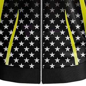 Chaqueta deportiva de tela elástica cómoda para hombre con cuello levantado movimiento libre para deportes al aire libre - Product Image 5