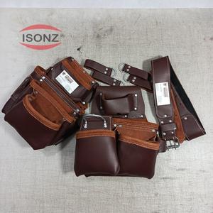 Heavy Duty Canvas and PVC Leather Belt for <b>Garden</b> Tool Pouch Nail <b>Bag</b> Portable Carpenter <b>Bag</b> With OEM Customization - Product Image 6