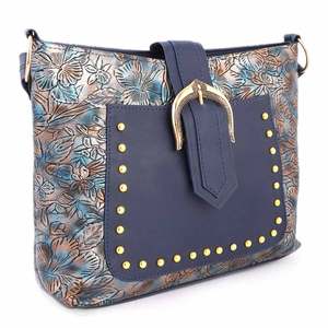 กระเป๋าสะพายไหล่ผู้หญิง (K-1121) - สีกรมท่า - Product Image 1