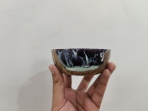 Indian Handcrafted Made Epoxy Resin Wood Joint Serving Bowl <b>Dinnerware</b> Bowl Bulk Quantity Cheap Price Good Quality - Product Image 6