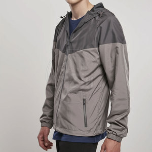 Chaqueta Cortavientos con Capucha y Estampado Frontal Personalizado, para Hombre, Moda Urbana de Invierno, Transpirable, Resistente al Viento, de Poliéster y Algodón - Product Image 4