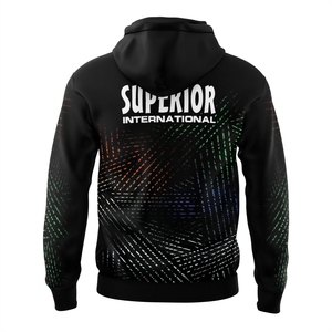 เสื้อฮู้ด6XL โอเวอร์ไซส์สำหรับผู้ชาย, เสื้อผ้ากีฬาขนแกะมีซิปเทคนิคซักพิมพ์ลายดิจิตอล - Product Image 2