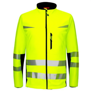 เสื้อแจ็คเก็ตซอฟต์เชลล์แบบมองเห็นได้ชัดเจน รุ่น Prevent Trendline ไซส์ M สีเหลือง/ดำ สำหรับชุดทำงาน - Product Image 2