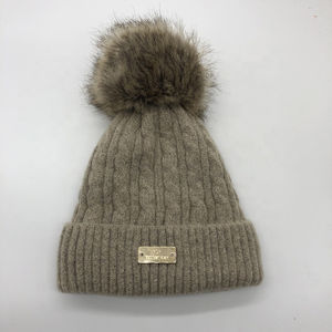 Custom Warm Knit <b>Beanie</b> Hat with Embroidery Logo Ribbed Cuffed Winter <b>Beanies</b> Slouchy Fisherman <b>Skull</b> Cap Casual Fashion Wear - Product Image 4