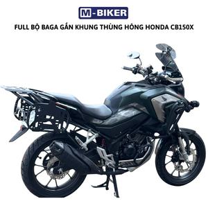 แร็คท้ายอลูมิเนียมพร้อมโครงกระเป๋าข้างสำหรับรถฮอนด้า ซีบี150เอ็กซ์ - Product Image 4