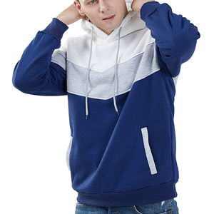 Personnalisé Slim Fit Hommes Coton Jogging Hoodies Poches Hiver Solide Conception Formation Survêtements Denim À Capuche Pull Style Imprimer - Product Image 4