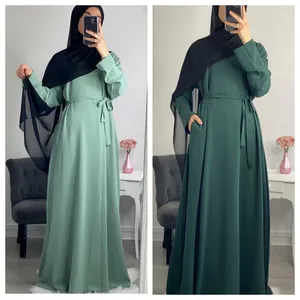 Écharpe et hijab style Dubai à manches longues, robe de prière pour femmes, nouvelle collection,