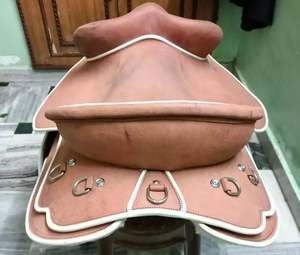 Best Quality Western Half Breed <b>Saddle</b> Leather Natural Rough Out Drum Dye Finished Available at Bulk Quantity From India - Product Image 3