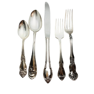 Ensemble de couverts en argent fabriqué à la main en Inde couverts argenterie vaisselle de table en acier inoxydable à un prix abordable pour l'hôtel - Product Image 3