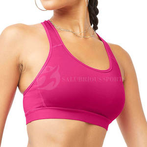Sujetadores deportivos clásicos para mujer, venta al por mayor, correas entrecruzadas, sujetador de Fitness de Color personalizado frontal antibacteriano, precio razonable, 2025 - Product Image 2