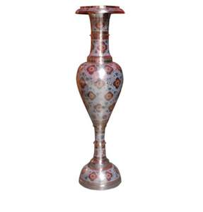 Florero de Metal antiguo de nuevo diseño a la venta, florero de lujo hecho en latón, florero moderno personalizado, precio al por mayor - Product Image 2