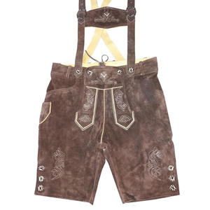 Nouveau style, style bavarois, short en cuir décontracté pour homme, Lederhosen, Oktoberfest allemand, imperméable, respirant, 100% daim - Product Image 6