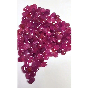 203 pièces de rubis naturel 8mm à 11mm ovale octogone facette 429 cts Lot Iroc ventes haute qualité rose rubis lâche pierres précieuses coupe US $243 - Product Image 1