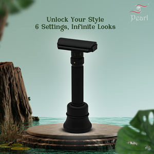 Maquinilla de Afeitar de Seguridad de Doble Filo para Hombre con Hoja de Acero Inoxidable y Mango de Latón para Afeitar la Cara - Product Image 3