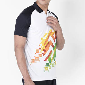 Chemises polo pour hommes fabriquées en usine Chemises de golf ajustées à séchage rapide personnalisées grande taille respirantes grande taille respirantes grande taille - Product Image 4