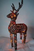 BAMBOU OSIER CERF NATUREL FAIT MAIN PIÈCE DE DÉCORATION MAISON - Product Image 6