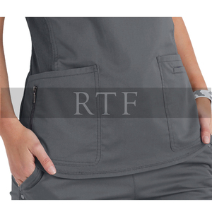 Ensemble d'uniformes médicaux unisexes XL pour infirmières, coupe ajustée, grandes tailles, imprimé, style tendance, pour hôpitaux, 100% coton, de fournisseur birman, marque privée - Product Image 5