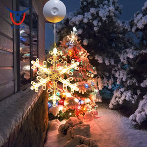 Lampe décorative blanc chaud, flocons <span class=keywords><strong>de</strong></span> neige, lumières suspendues décoratives pour arbre <span class=keywords><strong>de</strong></span> Noël - Product Image 4