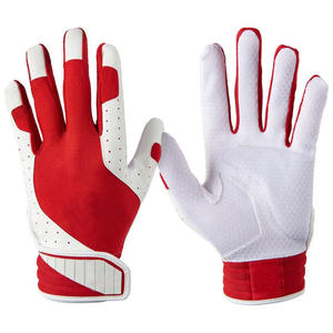 Gants de frappe de baseball tailles pour adultes et jeunes Logo personnalisé 100% Gants de frappe de baseball confortables en cuir véritable - Product Image 1