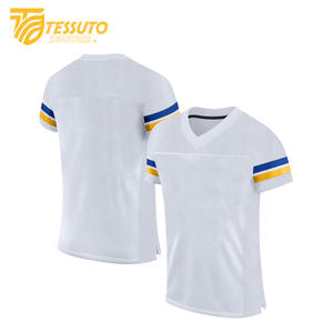 เสื้อกีฬาพิมพ์ลายทั้งหมดเสื้อฟุตบอลวินเทจคลาสสิกเสื้อยืดฟุตบอลคอวีเสื้อฟุตบอลกำหนดเอง - Product Image 2