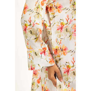 Ensemble Coordonné Décontracté IUSTTS-1111 pour Femmes – Collection Printemps/Été – Imprimé en Chiffon – Sans Col – 2 Pièces – Longueur Courte - Product Image 1