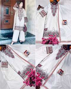 AMÉLIOREZ LA BEAUTÉ DE VOTRE GARDE-ROBE AVEC CET ENSEMBLE KURTI-PLAZZO NOUVELLEMENT LANCÉ beau coton de soie romain - Product Image 1