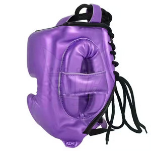 Protector de Cabeza de Cuero para Boxeo y Entrenamiento de MMA, Diseño Personalizable, Ropa Deportiva Protectora para Adultos - Product Image 3