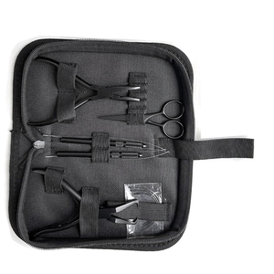 Nouvelle Arrivée Conception En Gros Pas Cher Prix Pince D'extension De Cheveux Kit Basse quantité minimale de commande Pince D'extension De Cheveux Trousse À Outils - Product Image 4