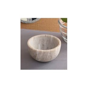 Bol en marbre pour accessoires de cuisine en gros, bol rond en pierre de marbre blanc pour ustensiles de cuisine de qualité Standard - Product Image 4