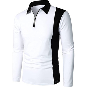 Haut pour homme Streetwear décontracté T-shirt à manches longues en coton, confortable, léger et respirant, séchage rapide, avec logo personnalisé - Product Image 3