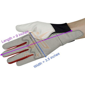 Nouveau style, faible MOQ, gants d'équitation unisexes en cuir de haute qualité pour l'hiver, à doigts entiers, avec fermeture auto-agrippante, vente chaude - Product Image 4