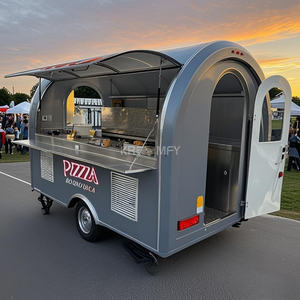 Remolques 2025 Totalmente Equipados con Cocina Estándar Estadounidense con Terraza, Remolque de Comida para Venta de Hot Dogs - Product Image 4