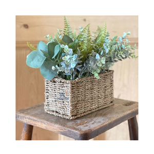 Best Selling Natural Seagrass Storage <b>Basket</b> with Handles Made in Vietnam Top Homeware Product - Product Image 6