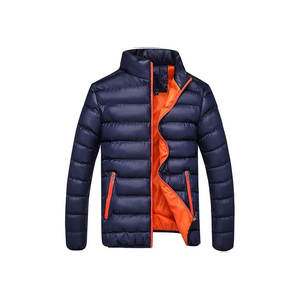 Chaqueta Acolchada Entallada para Hombre, Abrigo de Invierno Cálido y Grueso, Chaqueta de Burbuja Ligera con Cierre, Impermeable y Empacable - Product Image 6