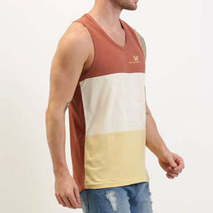 Camiseta de entrenamiento sin mangas de talla grande informal para hombre, ropa de punto transpirable de secado rápido, venta al por mayor a bajo precio PK - Product Image 3