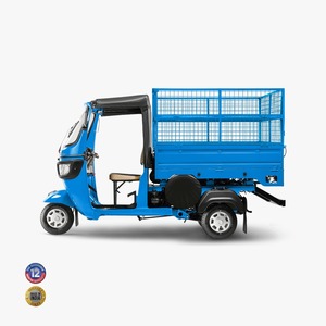 รถสามล้อบรรทุกไฟฟ้าสีเหลืองแบบมีหลังคา  กำลังไฟ 60V 100-150kW ระยะทางวิ่ง 201-300 กม. แบตเตอรี่ 70-90kWh ผลิตที่อังการา สำหรับใช้งานเชิงพาณิชย์ - Product Image 3