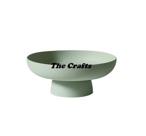 Bol à chocolat et à fruits de meilleure conception en fer de couleur verte Bol de service de vaisselle de la plus haute qualité à bon prix - Product Image 1