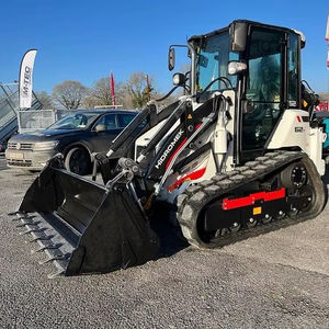 LIVRAISON GRATUITE HIDROMEK HMK 62T MINI CHARGEUR-PELLE SUR CHAÎNES Homologué EPA CE avec vérin hydraulique Eaton, moteur principal, pompe, boîte de vitesses et PLC. - Product Image 1