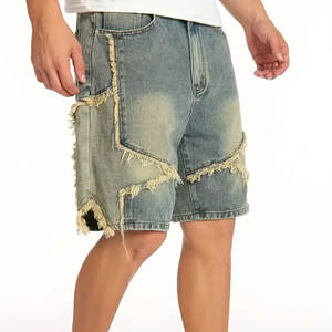 Wholesale Price Summer Casual <b>Zip</b> Acid Wash Jean Denim Cargo <b>Shorts</b> for Men Washed Multiple <b>Pocket</b> Latest Solid Design <b>Short</b> - Product Image 4