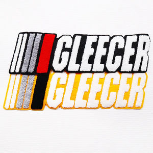 Logo personnalisé patchs en chenille auto-adhésif transfert de chaleur divers concepteur fleur grand chapeau vêtements brodé Technique - Product Image 5