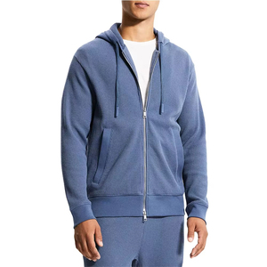 Vente en gros Sweats à capuche pour hommes 100% coton à fermeture éclair Sweats à capuche en coton imprimés avec logo personnalisé de haute qualité Sweats à capuche à fermeture éclair personnalisés - Product Image 1